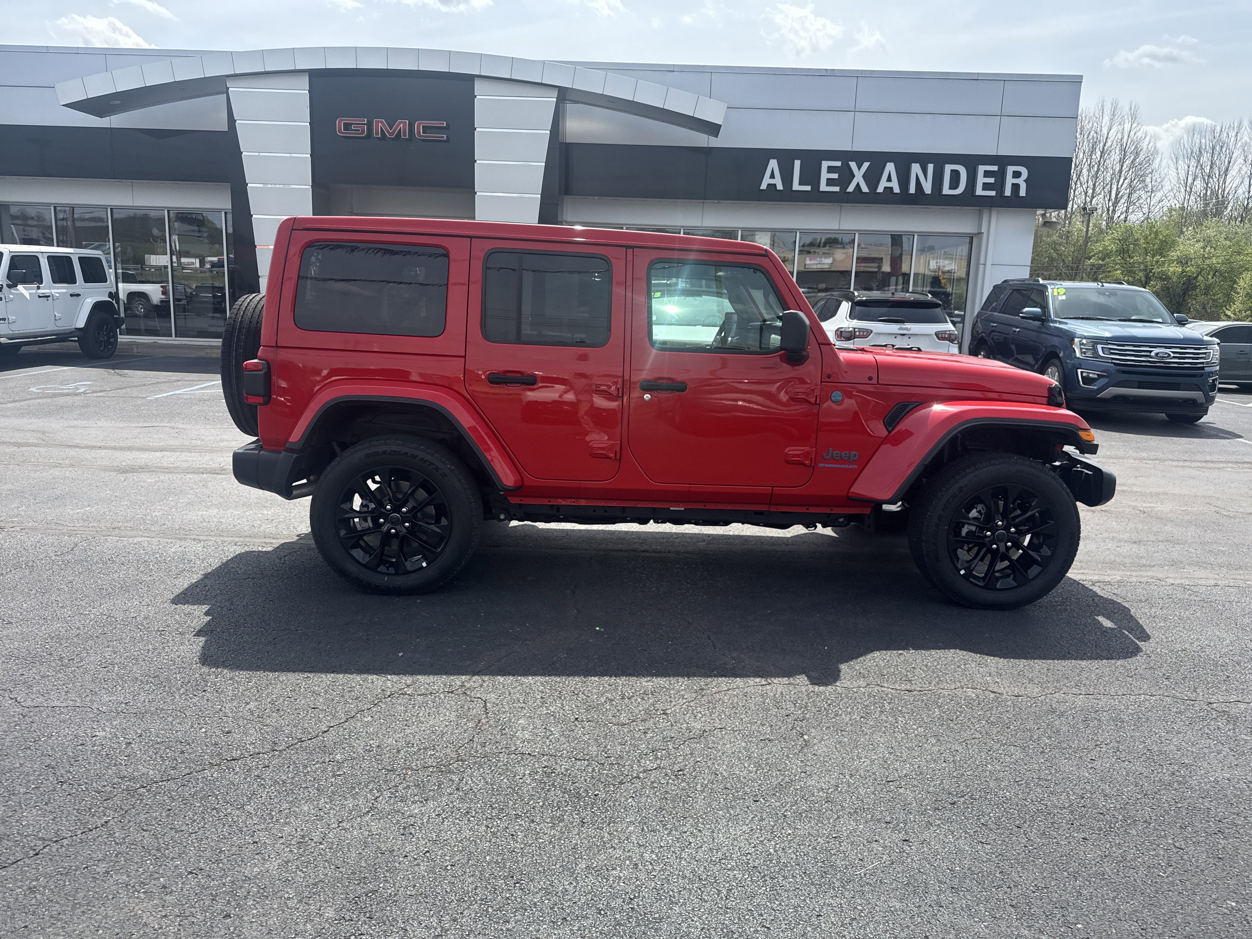 Used 2025 Jeep Wrangler 4xe Sahara 4XE with VIN 1C4RJXP67SW579155 for sale in Bloomsburg, PA