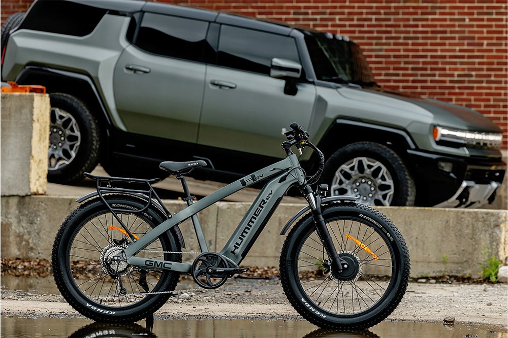 hummer truck and ev bike