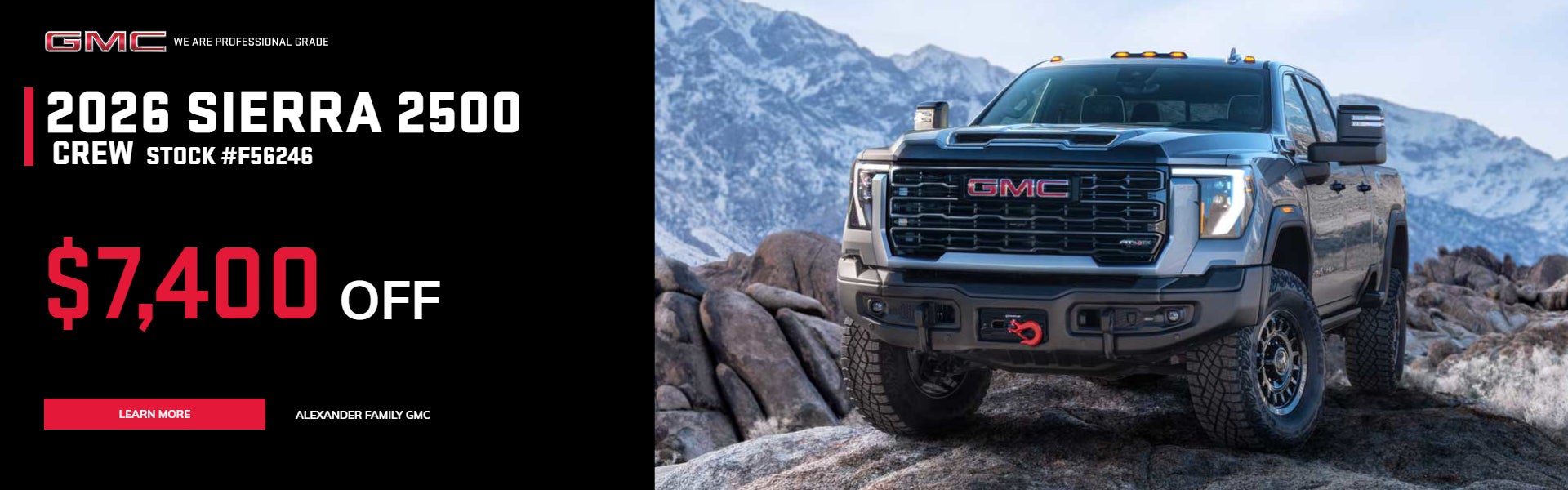 2026 GMC SIERRA 2500